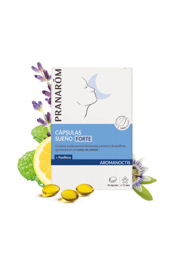 Pranarom Aromanoctis Sommeil et Relaxation 30 Gélules