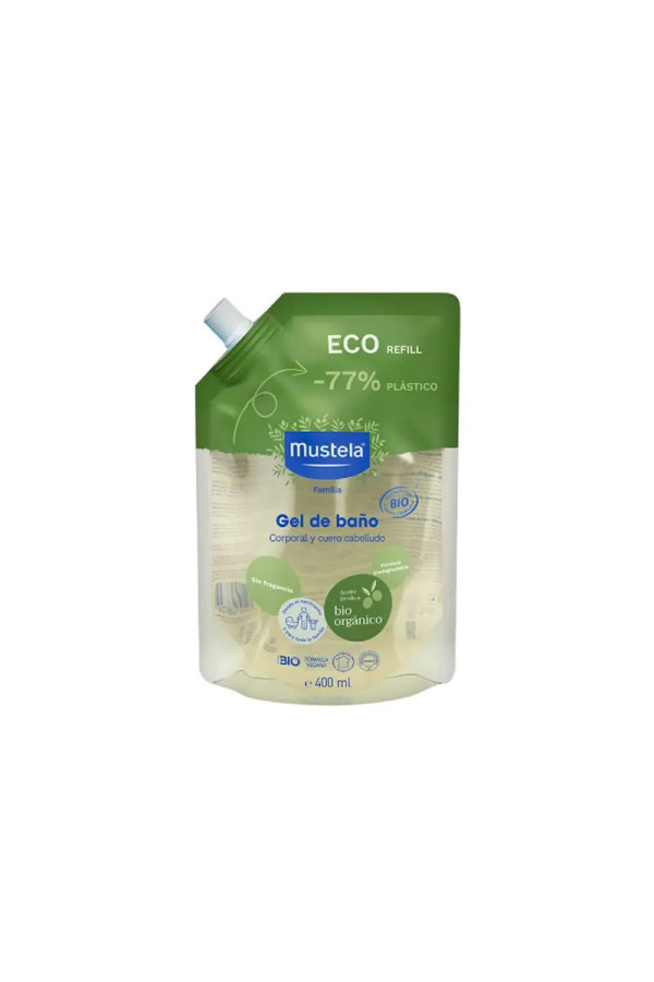 Mustela Bio Gel Shampoing Recharge 400 ml