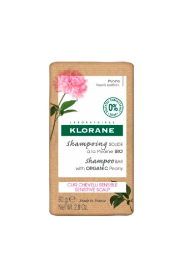 Klorane Solid Shampoo with Organic Peony 80 g