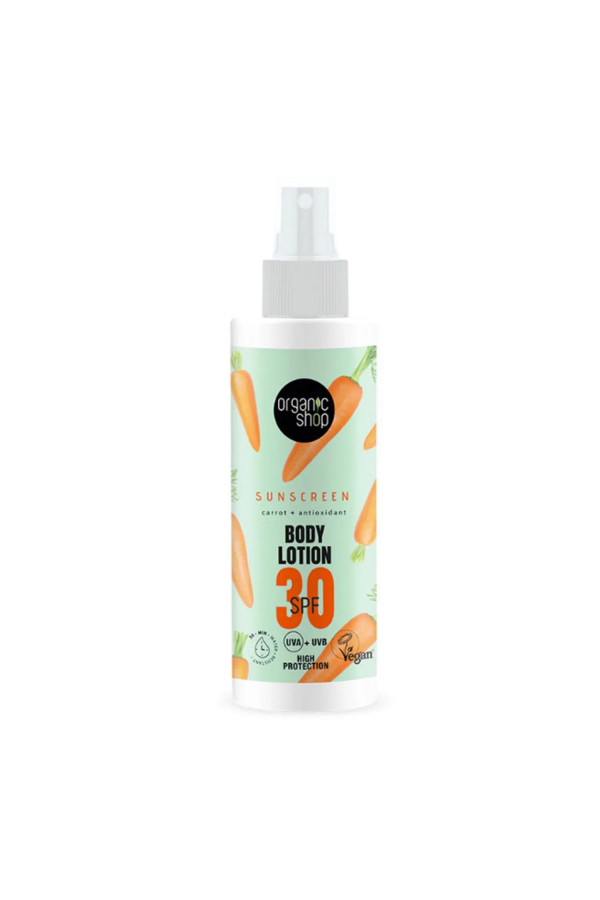 Organic Shop Carrot Locion Corporal Spf30 150ml