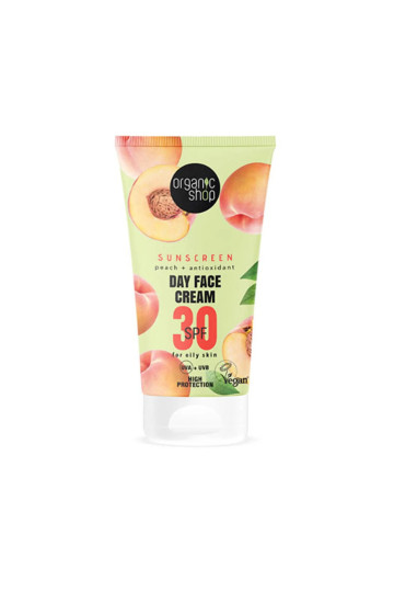 Organic Shop Peach Crema Facial De Dia Spf30 50ml
