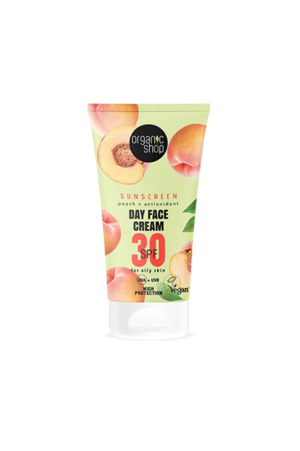 Organic Shop Peach Crema Facial De Dia Spf30 50ml