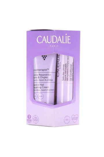 Caudalie Vinotherapist Crème Réparatrice Mains et Ongles 30 ml + Soin des Lèvres 4.5 g