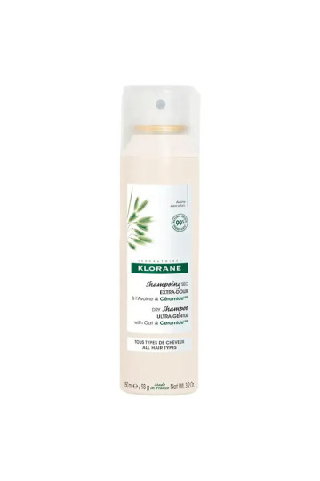 Klorane A LA Leche de Avena Champú Seco Extrasuave 150 ml