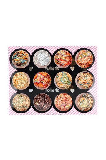Eurostil Pan De Oro Nail Art Set 12 Colores 1un