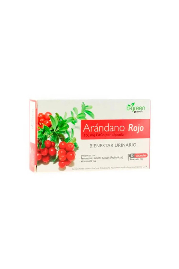B-Green Canneberge Probiotiques 30 Capsules