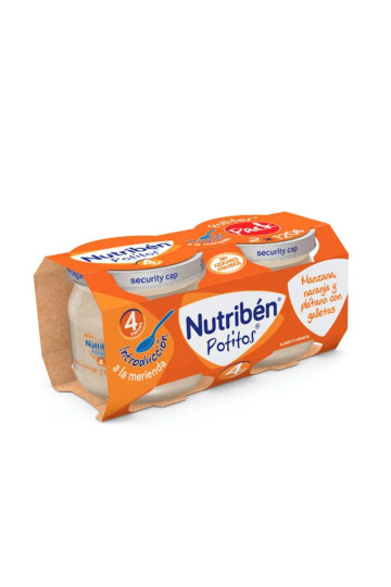 Nutribén Potitos Poire et Banane 2 Bocaux 120 g