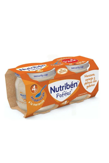 Nutribén Pot Banane, Orange et Biscuit 2 Bocaux 190 g