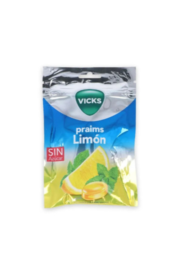Vicks Bonbon Dur Citron avec Menthol 1 Sachet 72g