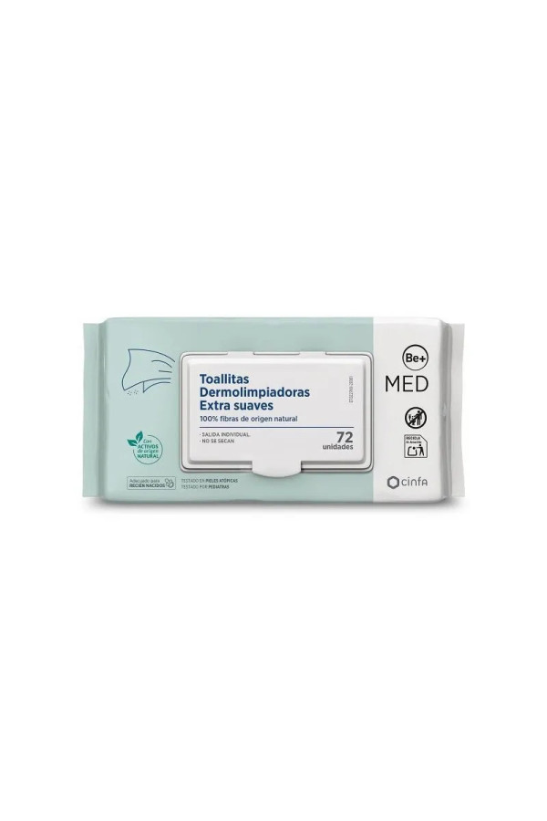 BE+Med Lingettes Pédiatriques 72 Unités 