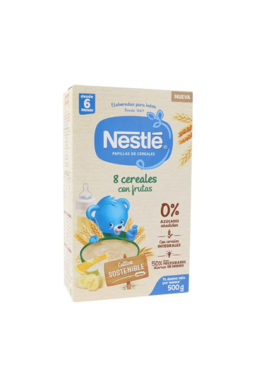 Nestlé 8 Céréales Complètes avec Fruits 500g