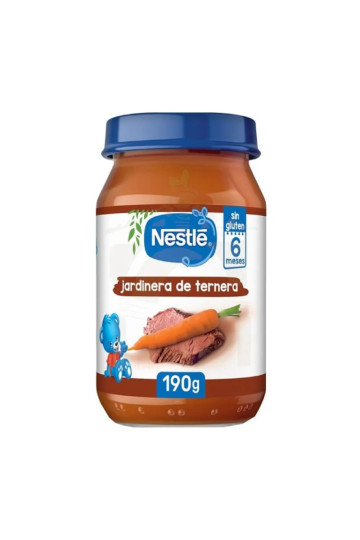 Nestlé Petit Pot Jardinière de Bœuf Sans Gluten dès 6 Mois 190g