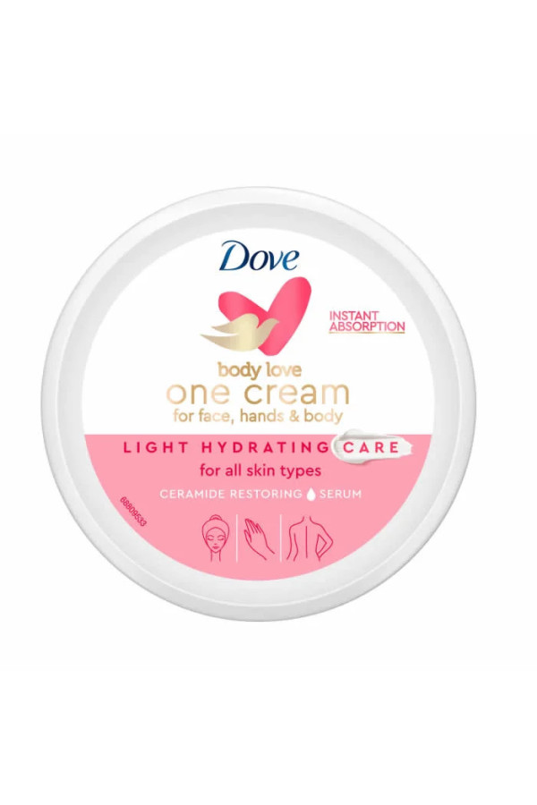 Dove Light Hydrating One Cream For Face Hands & Body 250ml
