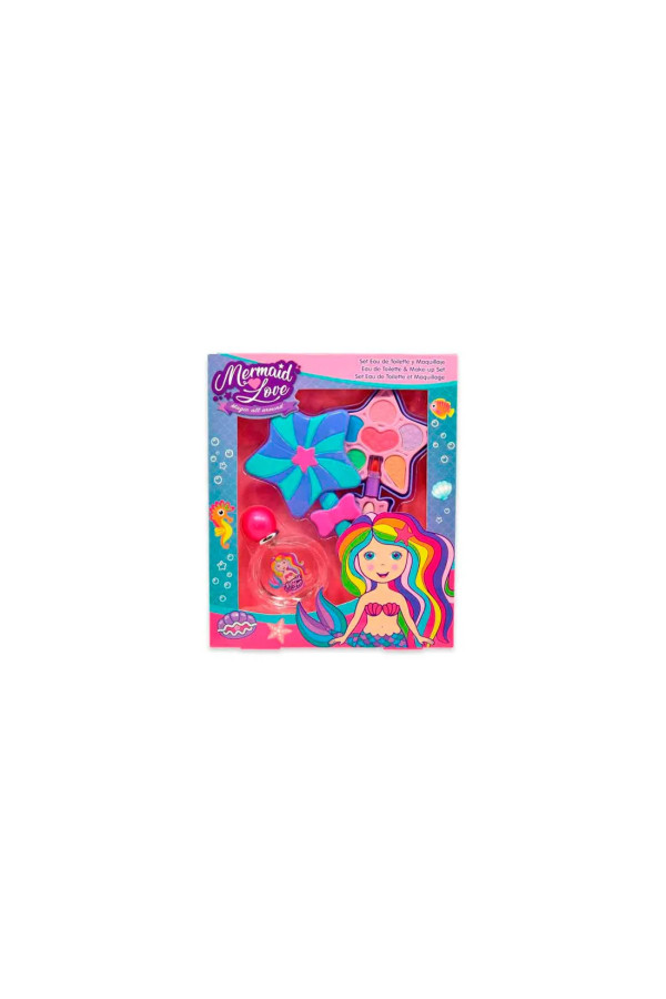 Cartoon Lorenay Mermaid Love Edt y Maquillaje Edt Spay 50ml Sets