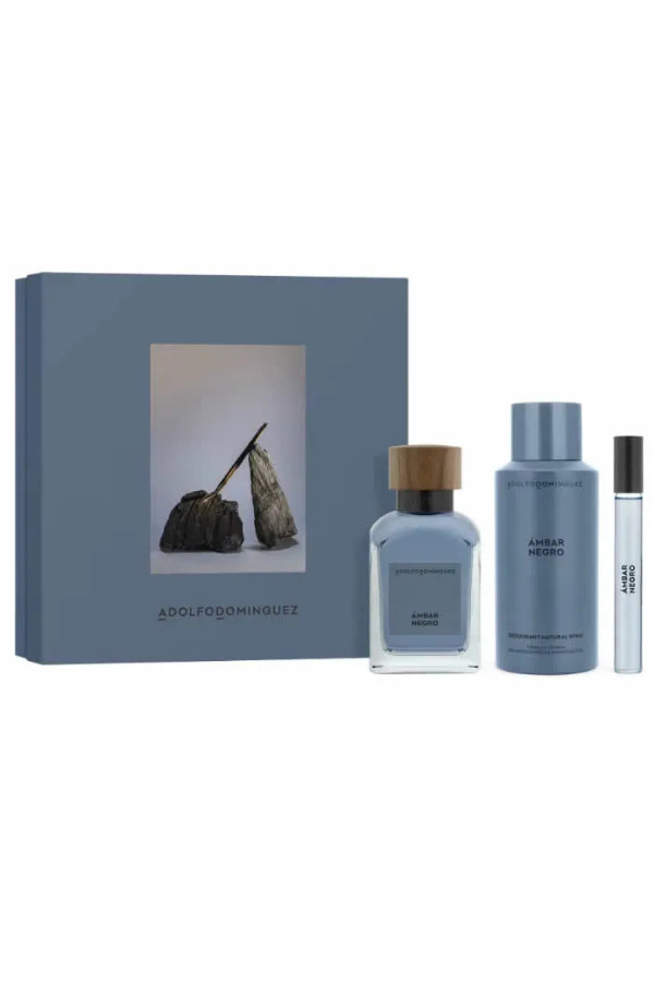 AD Ambar Negro Eau De Parfum Vaporisateur 120ml Coffret 3 Produits