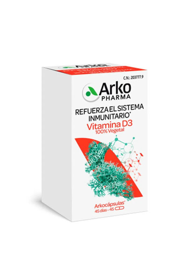 Arkogélules Vitamine D3 100% Végétale 45 Capsules