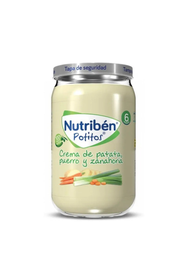 Nutribén Crème de Pomme de Terre, Poireau et Carotte Pot 235 g