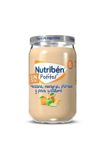 Nutribén Pot Pomme, Orange, Banane et Poire Williams 235 g
