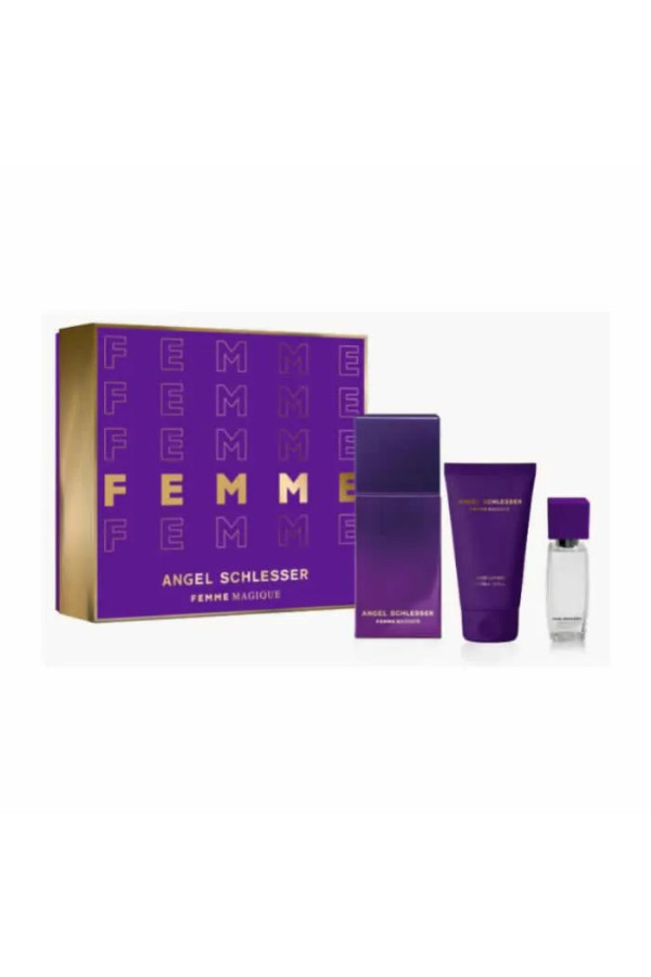 Angel Schlesser Femme Magique Eau De Toilette Vaporisateur 100ml Coffret 3 Produits