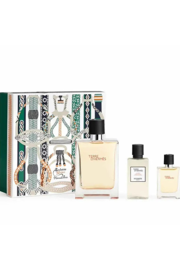 Terre D'Hermes Eau De Toilette Spray 100ml Set 3 Pieces
