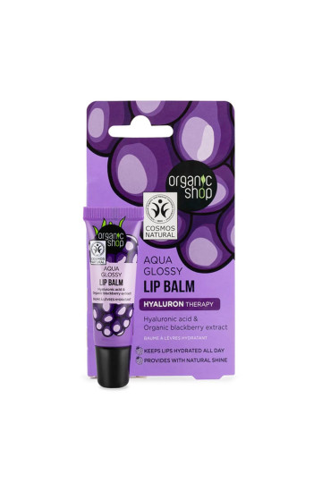Natura Siberica Aqua Glossy Balsamo Labial Blackberry 1un