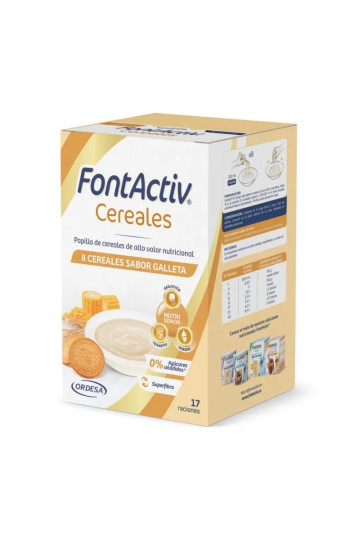 FontActiv 8 Céréales Et Biscuit 500g