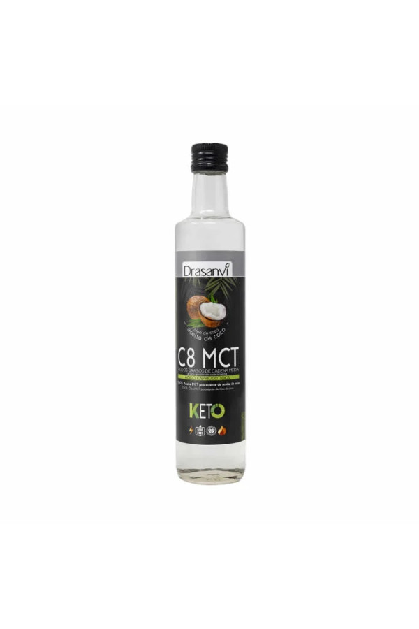 Keto Drasanvi MCT Pure Coconut Oil 100% C8 500ml