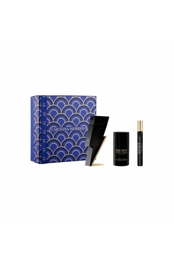 Carolina Herrera Bad Boy Eau De Toilette Vaporisateur 100ml Coffret 3 Produits