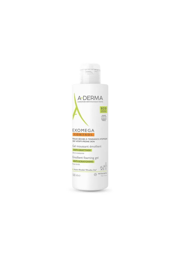 A-Derma Exomega Control Gel Moussant Èmollient 500ml