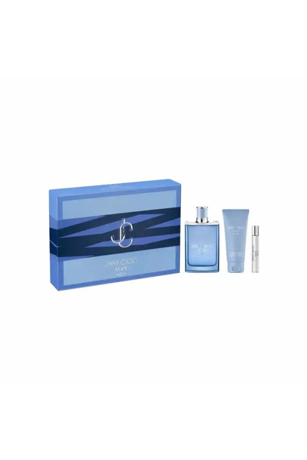 Jimmy Choo Man Aqua Eau De Toilette Vaporisateur 100ml Coffret 3 Produits