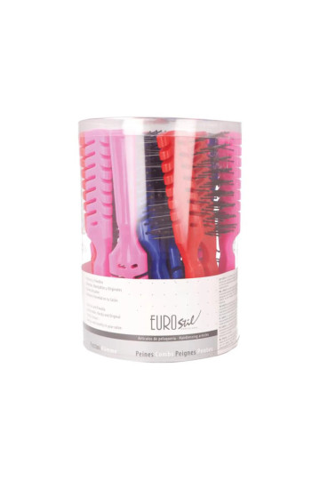 Eurostil Colores Bote Peines Esqueleto 20un