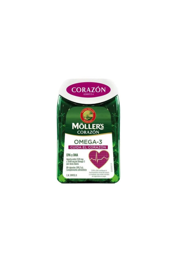 Moller's Heart Oméga-3 80 Gélules