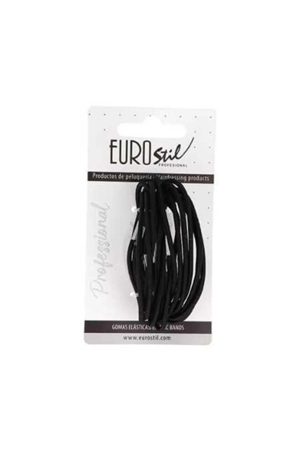 Eurostil Colita Negro Negro Gomas Finas Pack 1un