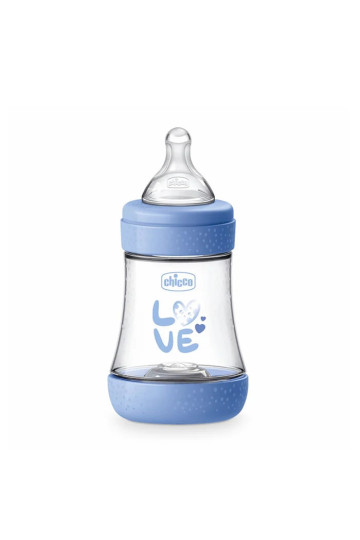 Biberon Chicco Perfect 0M+ Silicone Blue 150ml