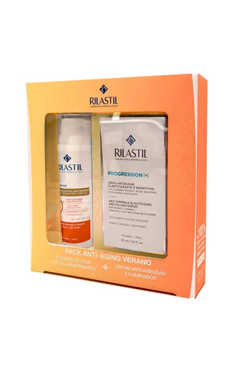 Rilastil Pack Age Repair Spf50 50 ml + Sérum Progression 30 ml Coffret 2 Pièces