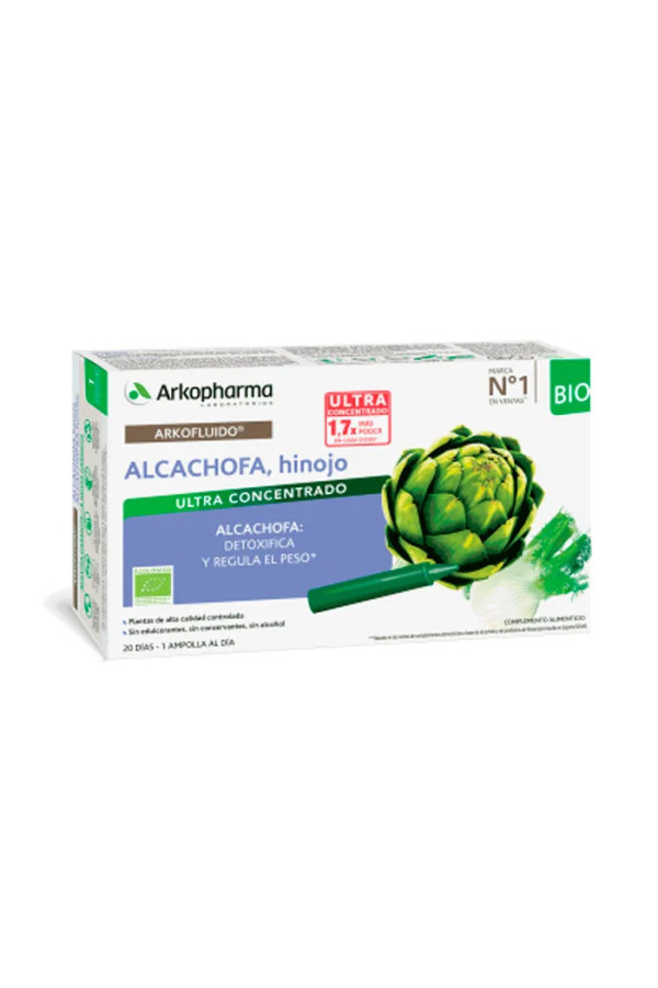 Arkopharma Arkofluido Artichauts-Fenouil 20 Ampoules Buvables