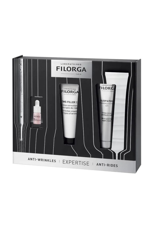 Filorga Time Filler Crème 30 ml + Sleep Pell 40 ml Coffret 3 Pièces