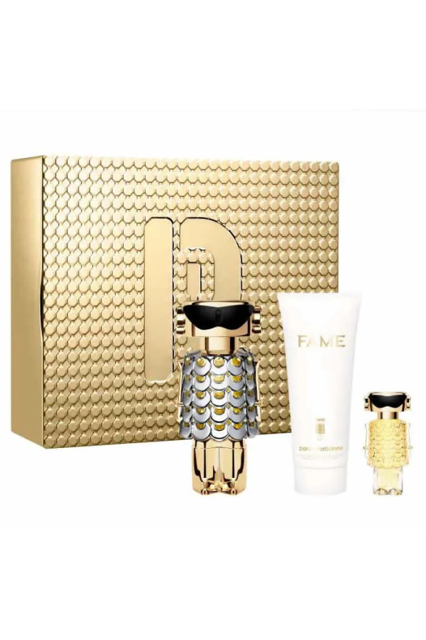 Paco Rabanne Fame Eau De Parfum Vaporisateur 80ml Coffret 3 Produits