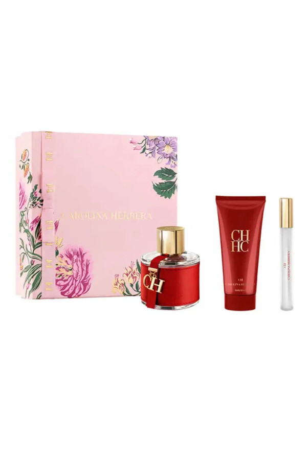 Carolina Herrera Ch Eau De Toilette Spray 100ml Coffret 3 Produits