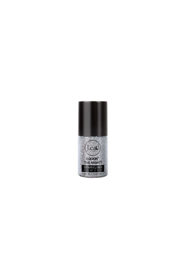 J.cat Beauty Jcat Sombra Glit Rockin The Night Silver