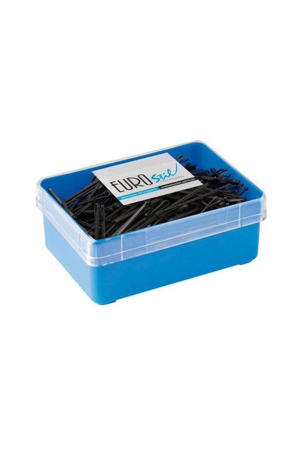 Eurostil Anti-Deslizante Caja Clips Negro Negro 50mm 1un