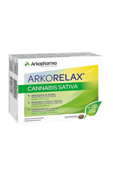 Arkopharma Cannabis Sativa 30 Comprimés