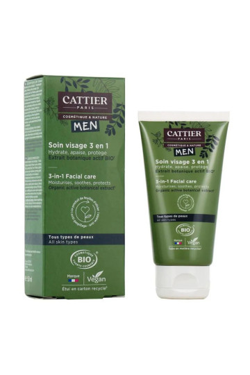 Cattier Paris Cattier Homme Cuidado Facial 3 En 1 50ml
