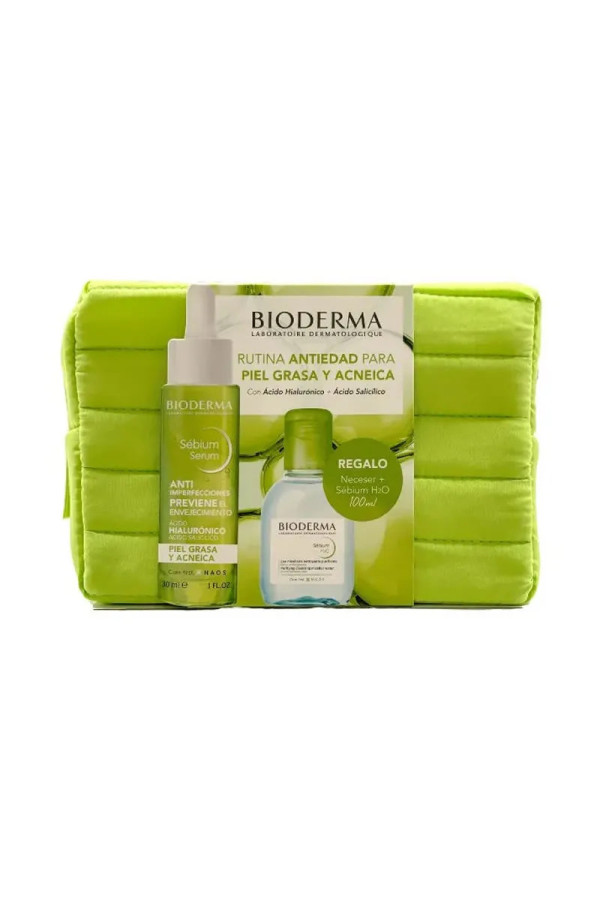 Bioderma Pack Cadeau Trousse Bioderma Sébium Sérum 30 ml + H2O 100 ml Gratuit