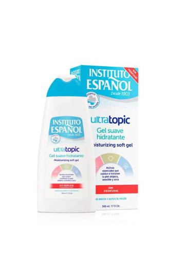 Instituto Español Ultratopic Gel Hidratante Suave Sin Perfume 500ml