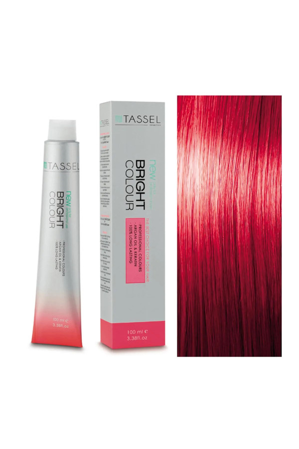Eurostil Bright Colour Tinte N7,62 Rubio Medio Rojo Cereza 1un