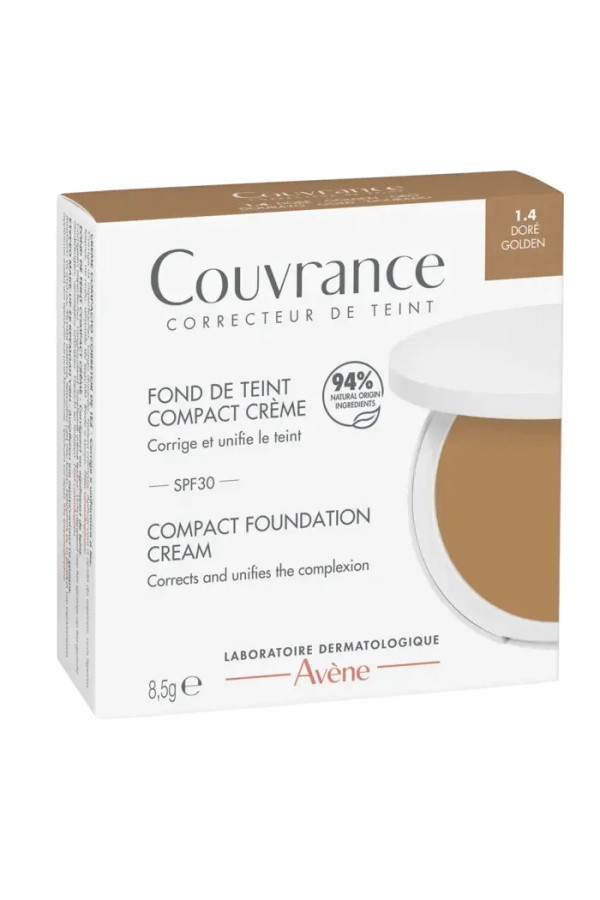  Avéne Couverance Crème Compacte Sans Huile 1.4 Or 8,5g