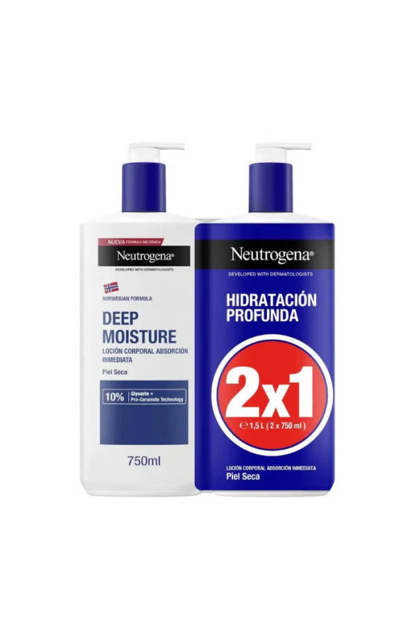 Lotion hydratante Neutrogena 2x750ml