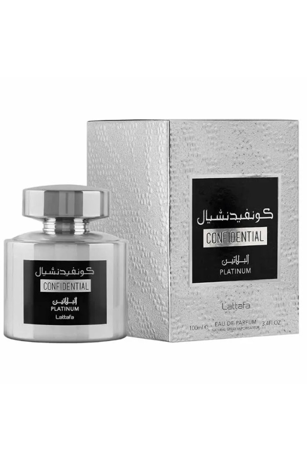 LATTAFA CONFIDENTIAL PLATINUM EDP SPRAY 100 ML