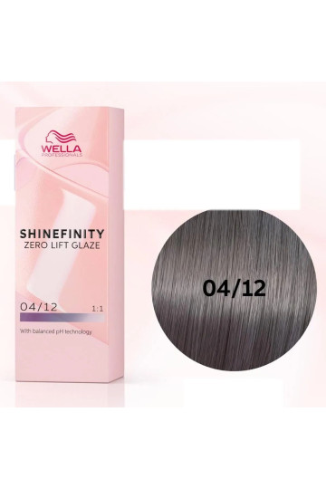 Wella Shinefinity Zero Lift Glaze Tinte 04-12 60ml